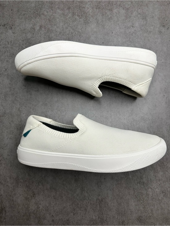 Vessi Shoes - Vessi Off-White Knit Slip-On Sneakers
